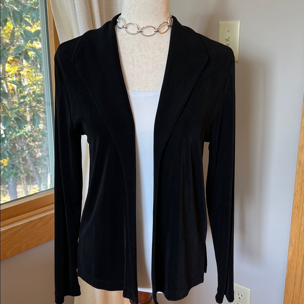 Like New Chico's Black Travelers Blazer